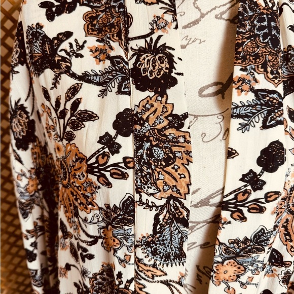 Free People Play it Cool Ivory / Cream Boho Kimono - Picture 5 of 14